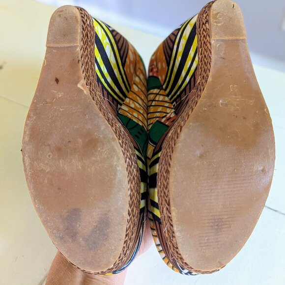 Aldo Multicolor Geometric Wedge Heels Size 38 (US 7.5–8) - Picture 7 of 7